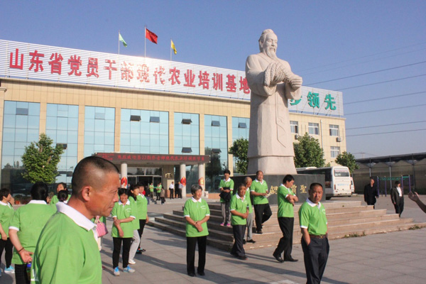 學員農業培訓現場